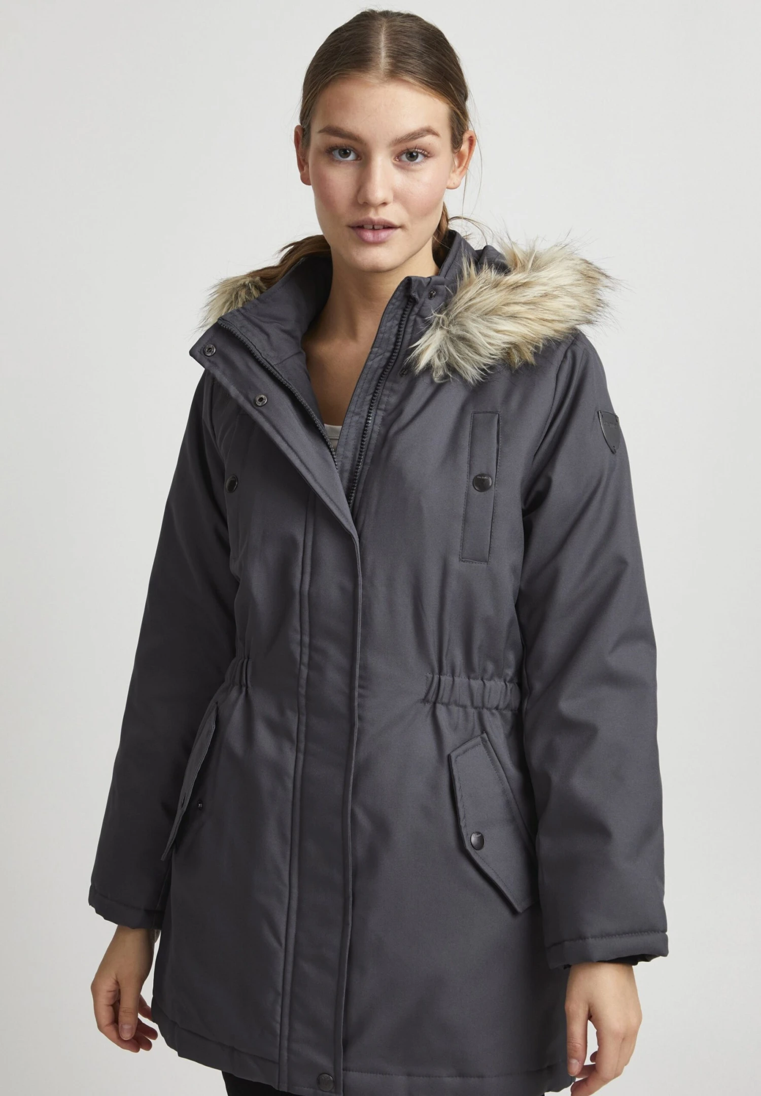 OXMO Oxmaribel - Cappotto Invernale - Grey 1 OXMO Oxmaribel - Cappotto Invernale - Grey