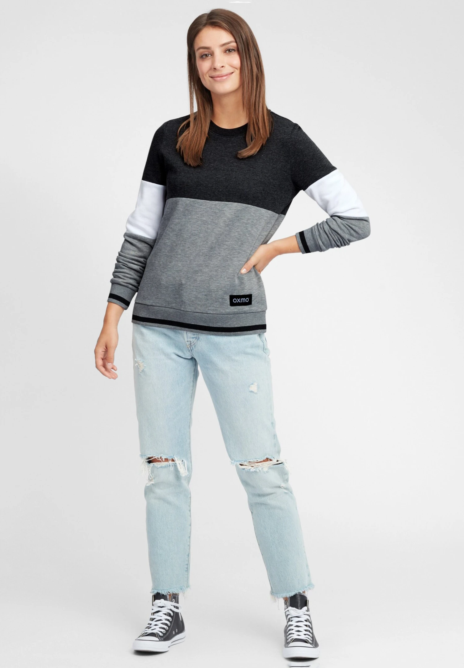 OXMO Oxomaya - Felpa - Black 2 OXMO Oxomaya - Felpa - Black - immagine 2