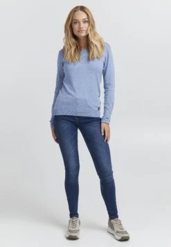 OXMO OxeddaMaglioneStonewash Melange Donna Maglieria 1OX21I019-C14 -Zalando outlet 082d93b3bb3847628598221ab746212c