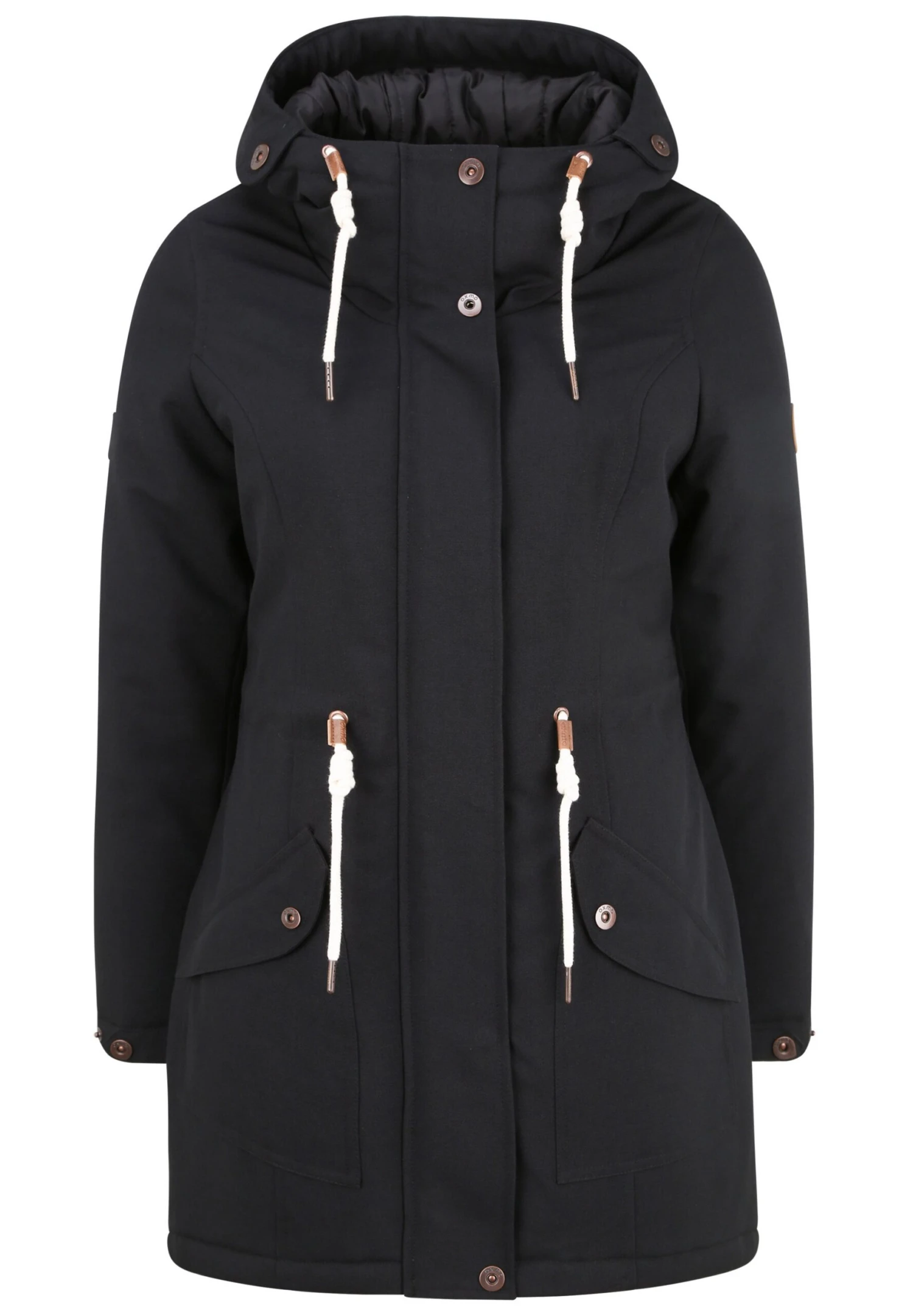 OXMO Oxmelly - Cappotto Invernale - Black 6 OXMO Oxmelly - Cappotto Invernale - Black - immagine 6