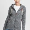 OXMO Oxthory - Felpa Con Zip - Dark Grey