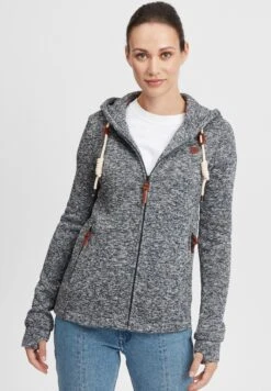 OXMO Oxthory - Felpa Con Zip - Dark Grey