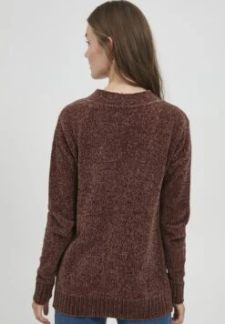OXMO Oxelisabet - Cardigan - Dark Cinnamon -Zalando outlet 0f883e6edceb401ebf22c5441b968553
