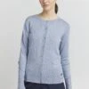 OXMO CardiganKentucky Blue Melange Donna Maglieria 1OX21I029-K11