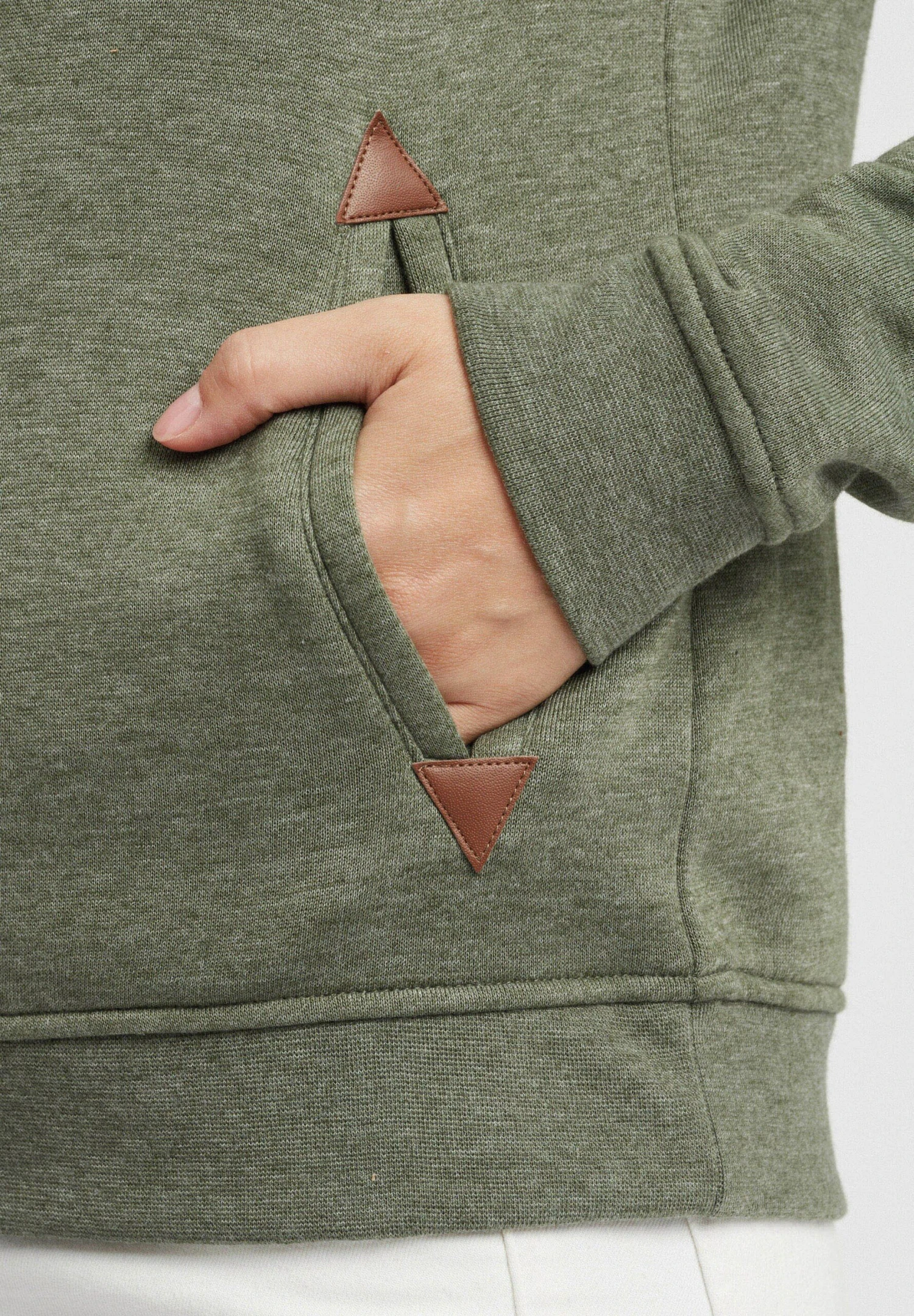 OXMO OxvickyFelpa Con ZipClimb Mel Donna Felpe 1OX21J00E-M11 5 OXMO OxvickyFelpa Con ZipClimb Mel Donna Felpe 1OX21J00E-M11 - immagine 5