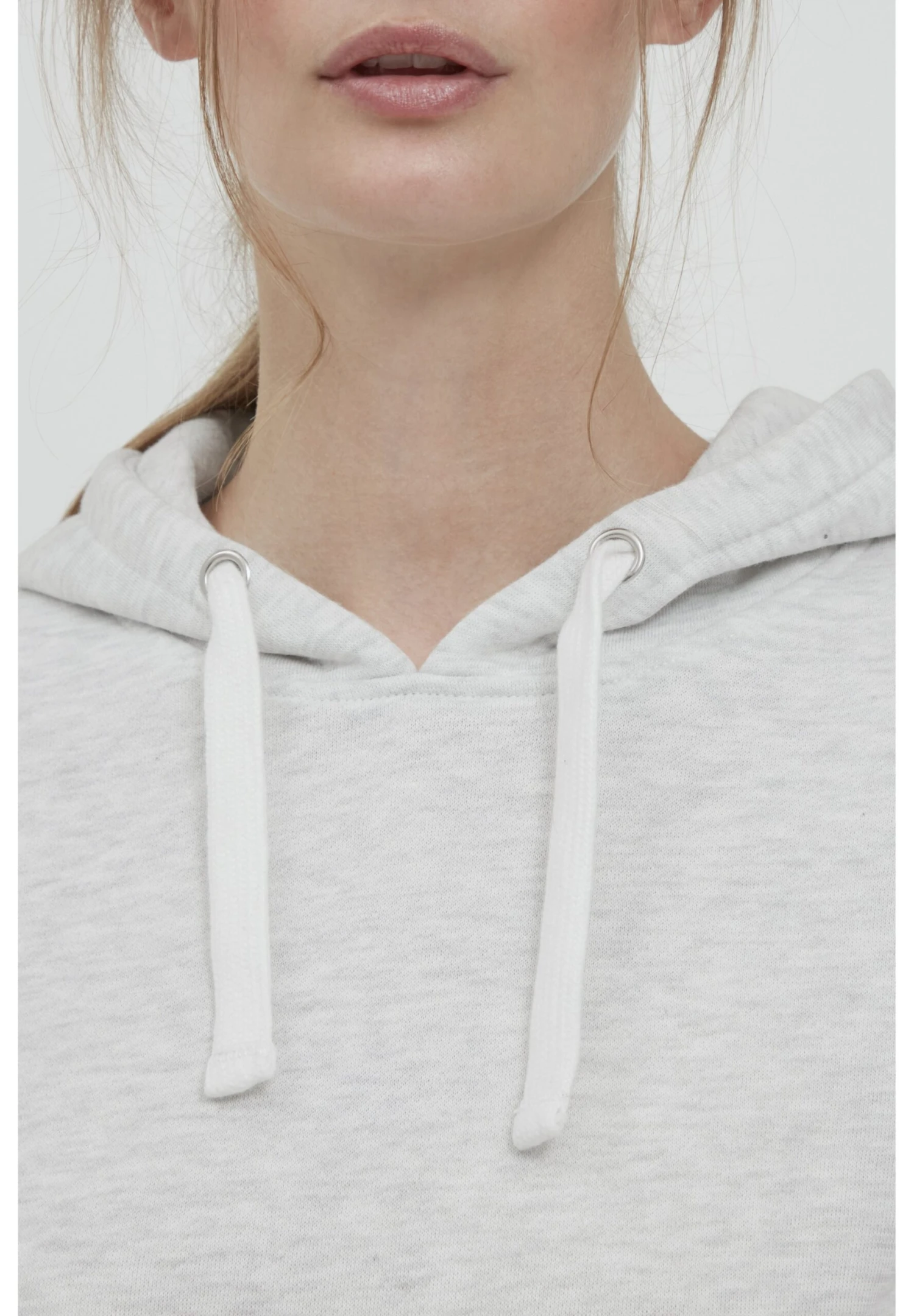 OXMO OxoliveFelpa Con CappuccioOyster Gray Melange Donna Felpe 1OX21J00C-C12 4 OXMO OxoliveFelpa Con CappuccioOyster Gray Melange Donna Felpe 1OX21J00C-C12 - immagine 4