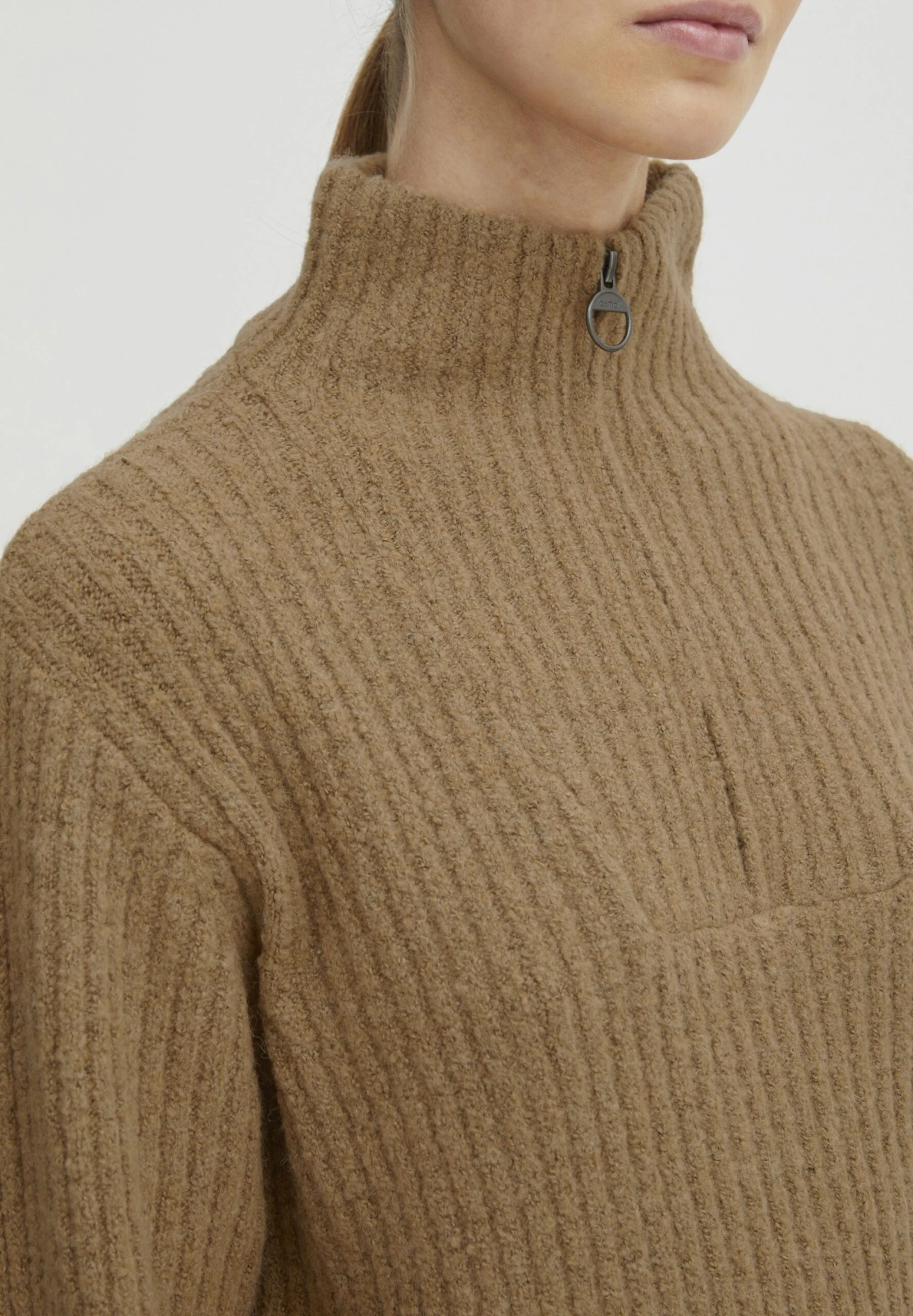 OXMO OxsalineMaglioneTannin Melange Donna Maglieria 1OX21I02M-B11 4 OXMO OxsalineMaglioneTannin Melange Donna Maglieria 1OX21I02M-B11 - immagine 4