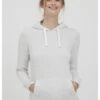 OXMO OxoliveFelpa Con CappuccioOyster Gray Melange Donna Felpe 1OX21J00C-C12