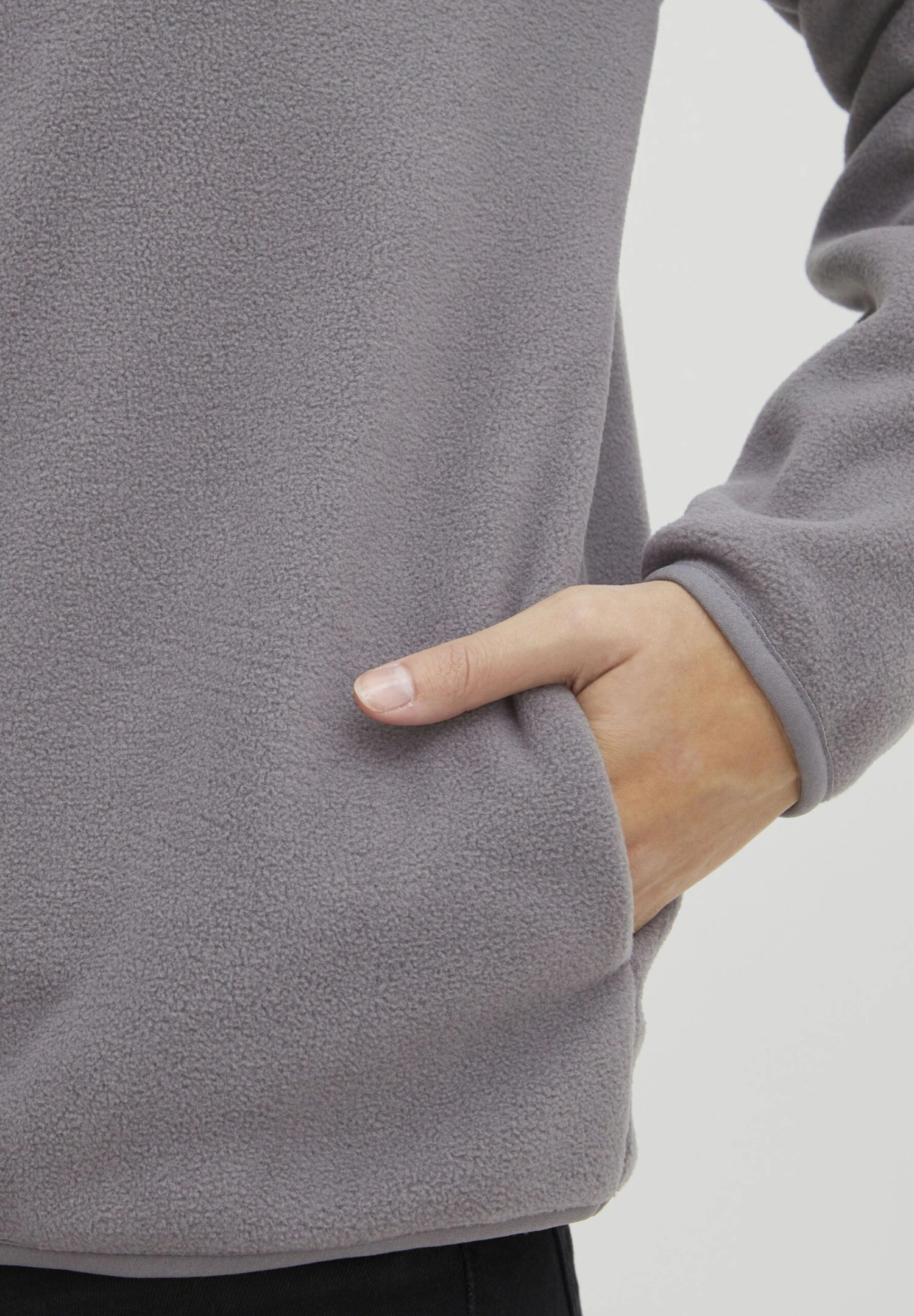 OXMO OxnyfineFelpa In PilePewter Donna Felpe 1OX21I02V-C11 5 OXMO OxnyfineFelpa In PilePewter Donna Felpe 1OX21I02V-C11 - immagine 5