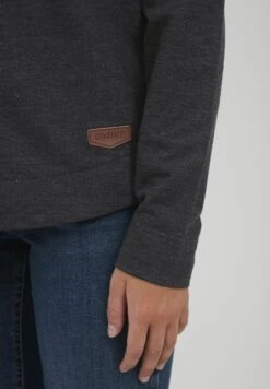 OXMO OxwandaFelpa Con ZipDar Grey M Donna Felpe 1OX21I01M-C11 -Zalando outlet 2527f9b4393e4500890bd15195a95493