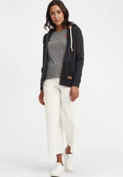 OXMO OxmatildaFelpa Con ZipBlack Donna Felpe 1OX21I018-Q11 -Zalando outlet 25cf4747ca9d41449ef52f7041aa86c7