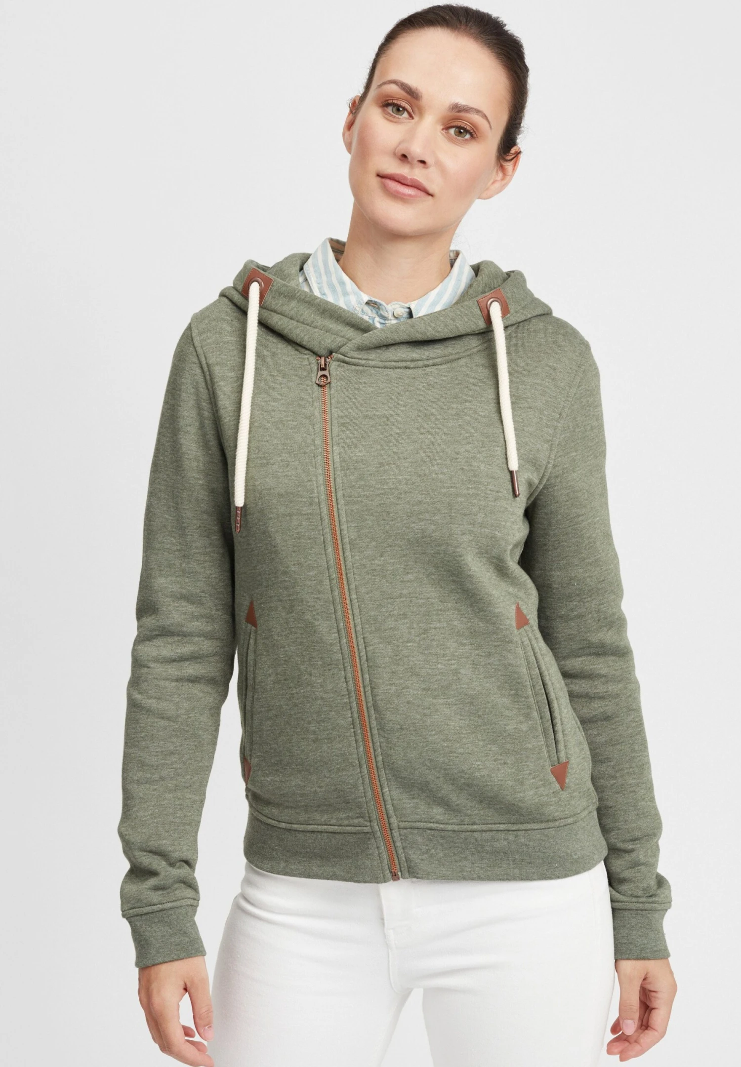 OXMO OxvickyFelpa Con ZipClimb Mel Donna Felpe 1OX21J00E-M11 1 OXMO OxvickyFelpa Con ZipClimb Mel Donna Felpe 1OX21J00E-M11