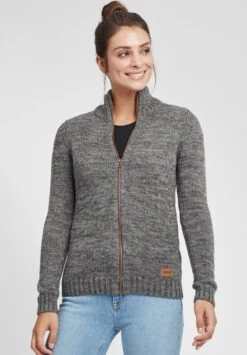 OXMO Oxphenix - Cardigan - Dark Grey