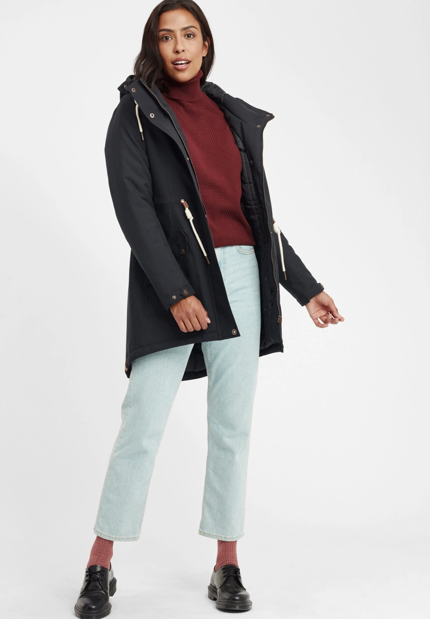 OXMO OxsinaMaglioneWine Red Donna Maglieria 1OX21I00U-G11 2 OXMO OxsinaMaglioneWine Red Donna Maglieria 1OX21I00U-G11 - immagine 2