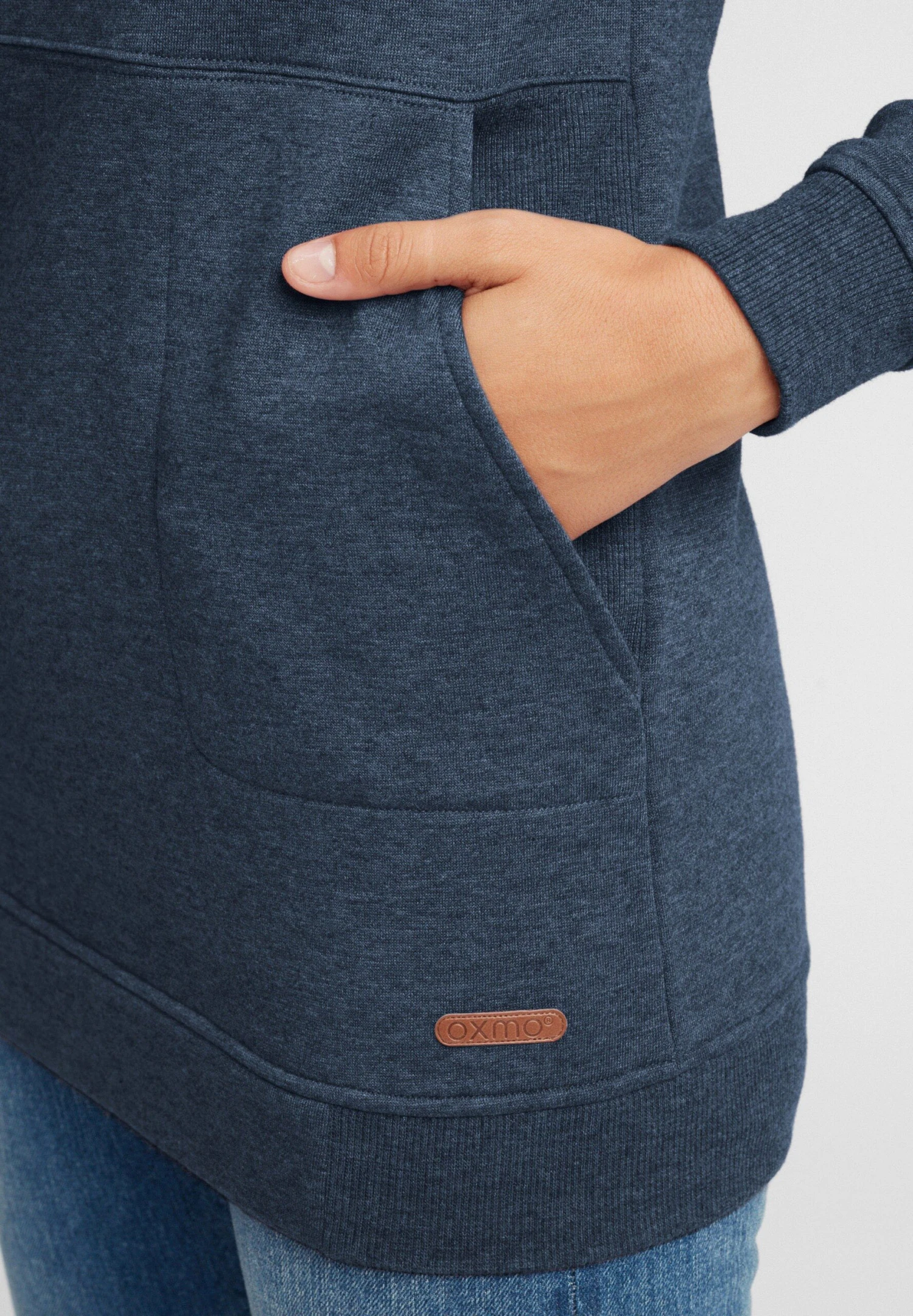 OXMO OxvilmaFelpaIns Blue M Donna Felpe 1OX21J007-K11 5 OXMO OxvilmaFelpaIns Blue M Donna Felpe 1OX21J007-K11 - immagine 5