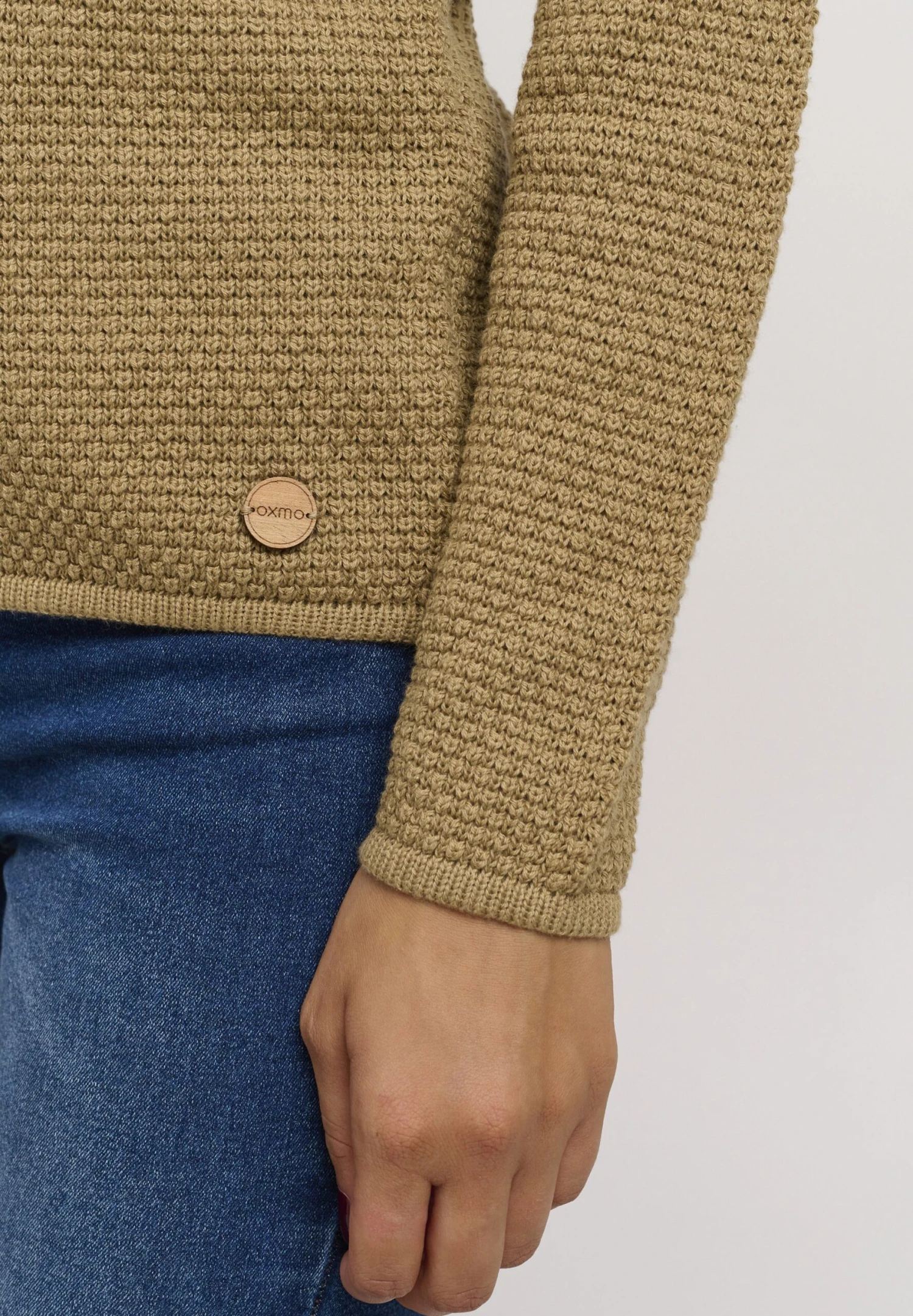 OXMO OxhannaMaglioneKelp Donna Maglieria 1OX21I01S-B11 5 OXMO OxhannaMaglioneKelp Donna Maglieria 1OX21I01S-B11 - immagine 5