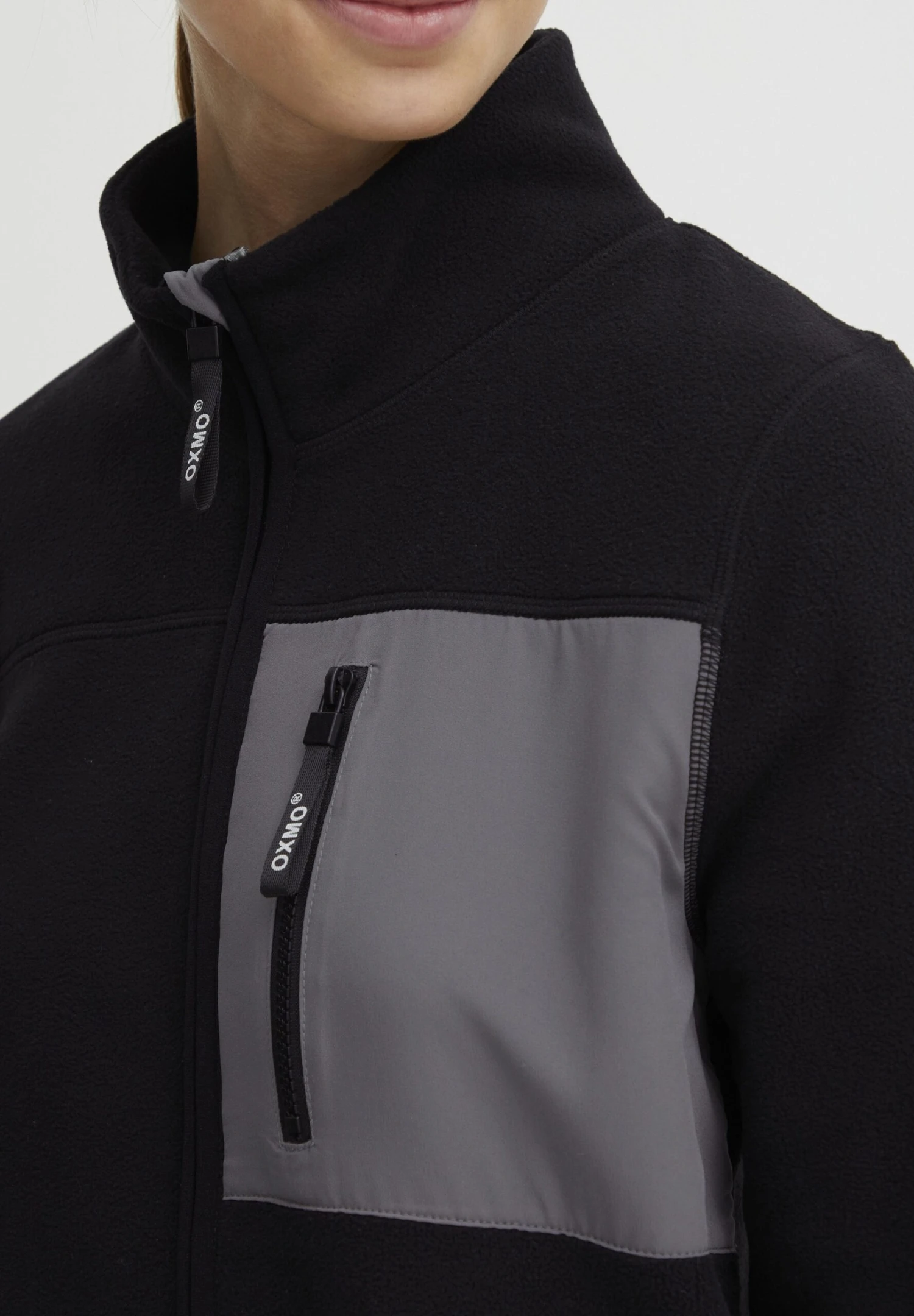 OXMO OxnymfeGiacca In PileBlack Donna Felpe 1OX21G01C-Q11 4 OXMO OxnymfeGiacca In PileBlack Donna Felpe 1OX21G01C-Q11 - immagine 4