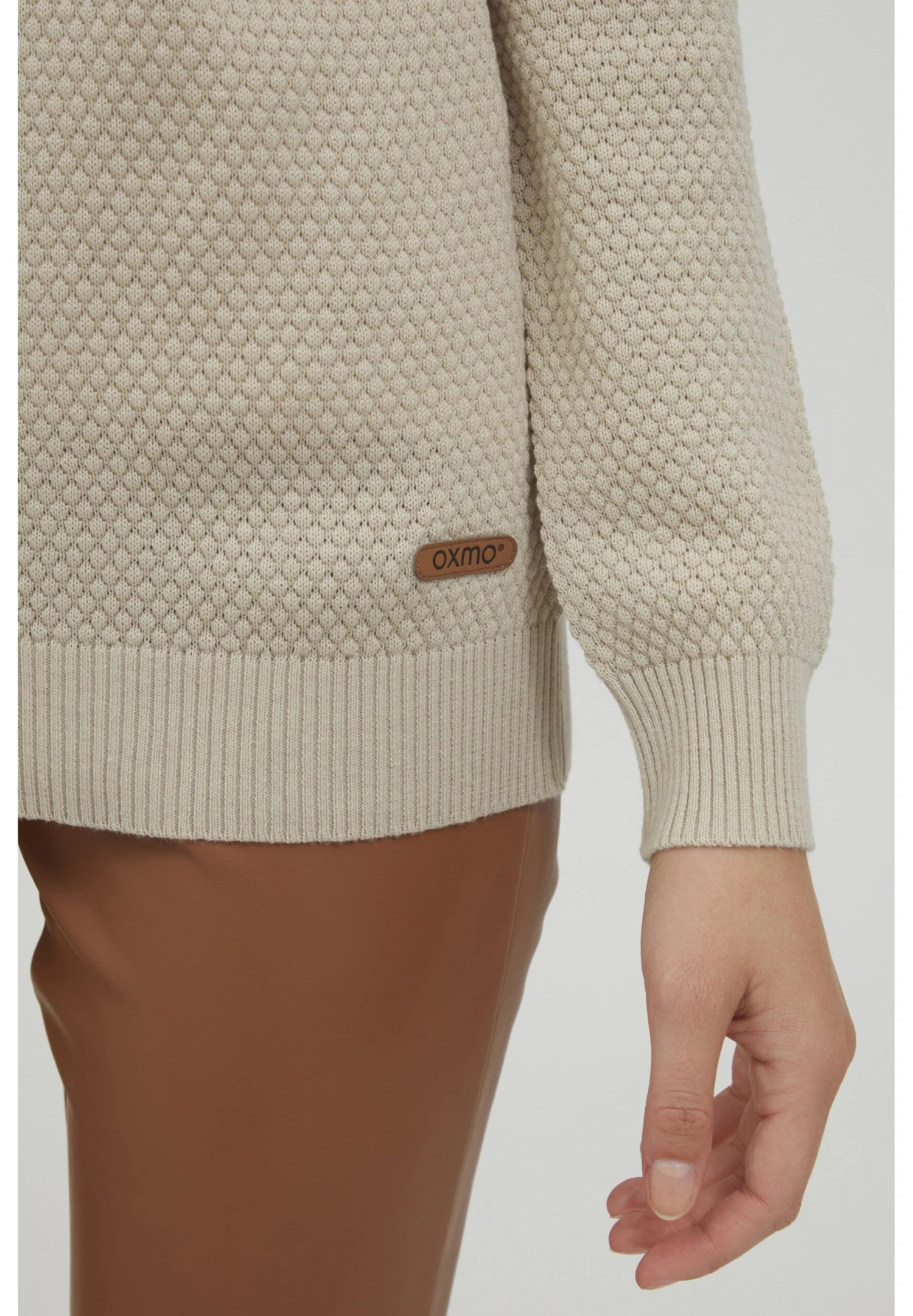 OXMO OxsinaMaglioneOyster Gray Donna Maglieria 1OX21I00U-C11 5 OXMO OxsinaMaglioneOyster Gray Donna Maglieria 1OX21I00U-C11 - immagine 5