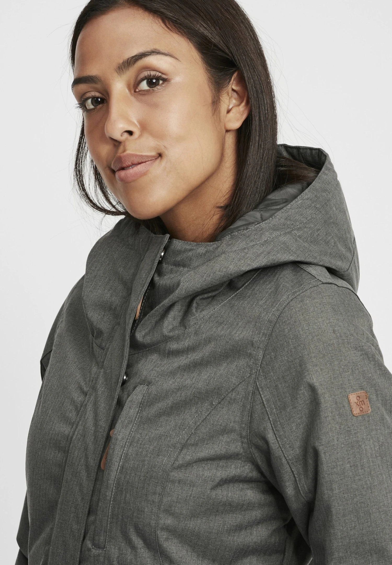 OXMO OxbellaParkaDark Grey Donna Cappotti 1OX21U000-C11 4 OXMO OxbellaParkaDark Grey Donna Cappotti 1OX21U000-C11 - immagine 4