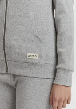 OXMO OxlovaFelpa Con ZipLight Grey Melange Donna Felpe 1OX21J01I-C11 -Zalando outlet 32133ee601724635bdb02ce07ac05f08