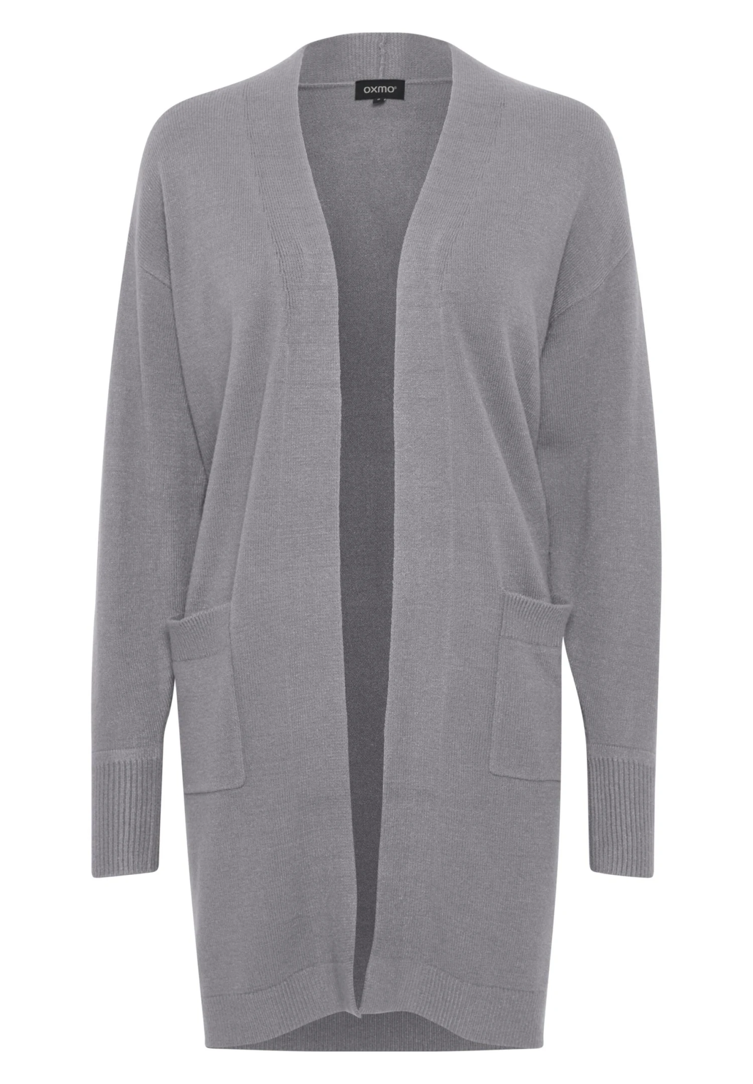 OXMO OxritianaCardiganMid Grey Melange Donna Maglieria 1OX21I02E-C11 6 OXMO OxritianaCardiganMid Grey Melange Donna Maglieria 1OX21I02E-C11 - immagine 6