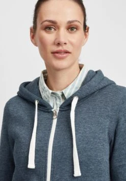 OXMO OxolindaFelpa Con ZipIns Blue M Donna Felpe 1OX21I00M-K11 -Zalando outlet 33efca57e4f847dbbb16a6d74d21365e