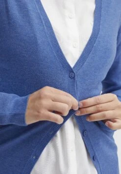 OXMO OxheleneCardiganStrong Blue Melange Donna Maglieria 1OX21I02X-K11 -Zalando outlet 35b9d841fbd64b54af297f2580a9427f