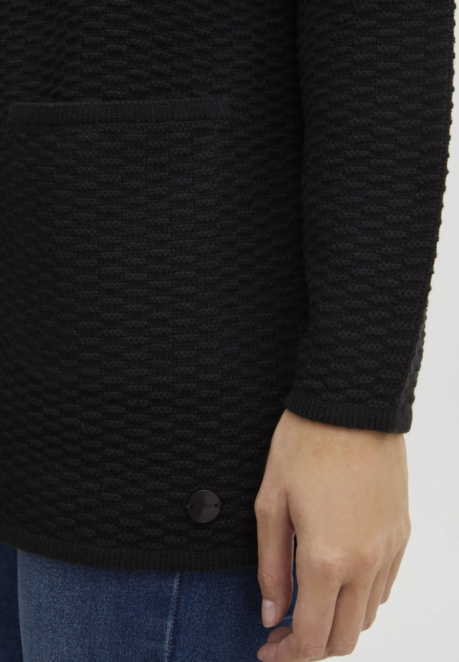 OXMO Oxmiline - Cardigan - Black 5 OXMO Oxmiline - Cardigan - Black - immagine 5