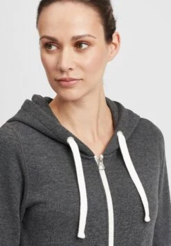 OXMO OxolindaFelpa Con ZipDar Grey M Donna Felpe 1OX21I00M-C11 -Zalando outlet 3601fb506a8f4e0cac2d797cec1c152f