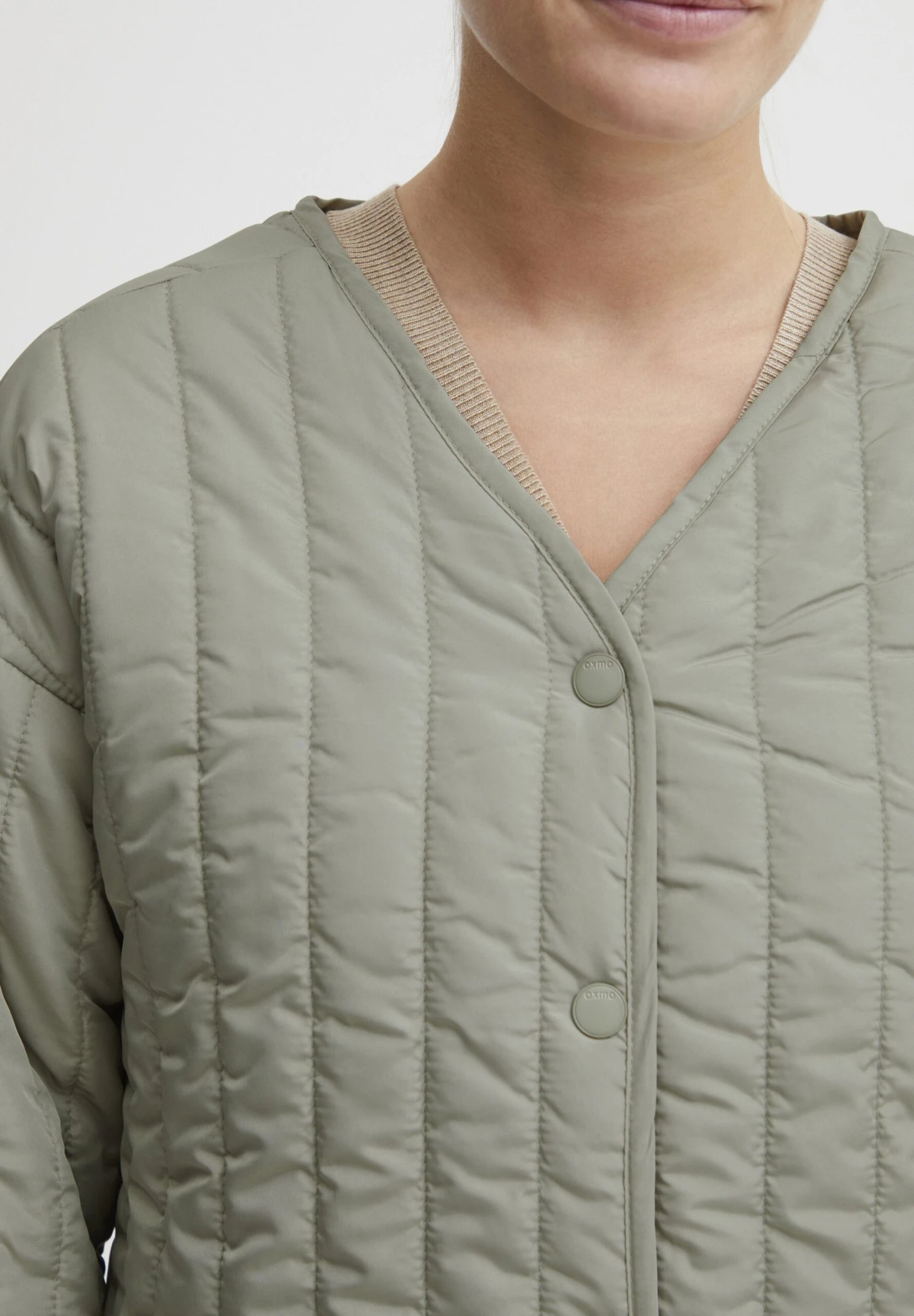 OXMO Oxsaggy - Giacca Da Mezza Stagione - Seagrass 4 OXMO Oxsaggy - Giacca Da Mezza Stagione - Seagrass - immagine 4