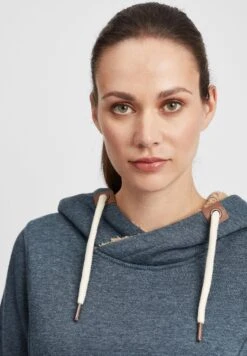 OXMO Oxvicky - Felpa Con Cappuccio - Ins Blu M -Zalando outlet 3777de39432e465895b17759133d09c6