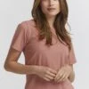 OXMO Pim - T-Shirt Basic - Ash Rose