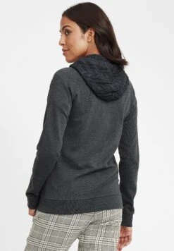 OXMO Oxmatilda - Felpa Con Zip - Dar Grey M -Zalando outlet 38d247c606274550a5ce3c10dbe36ad6