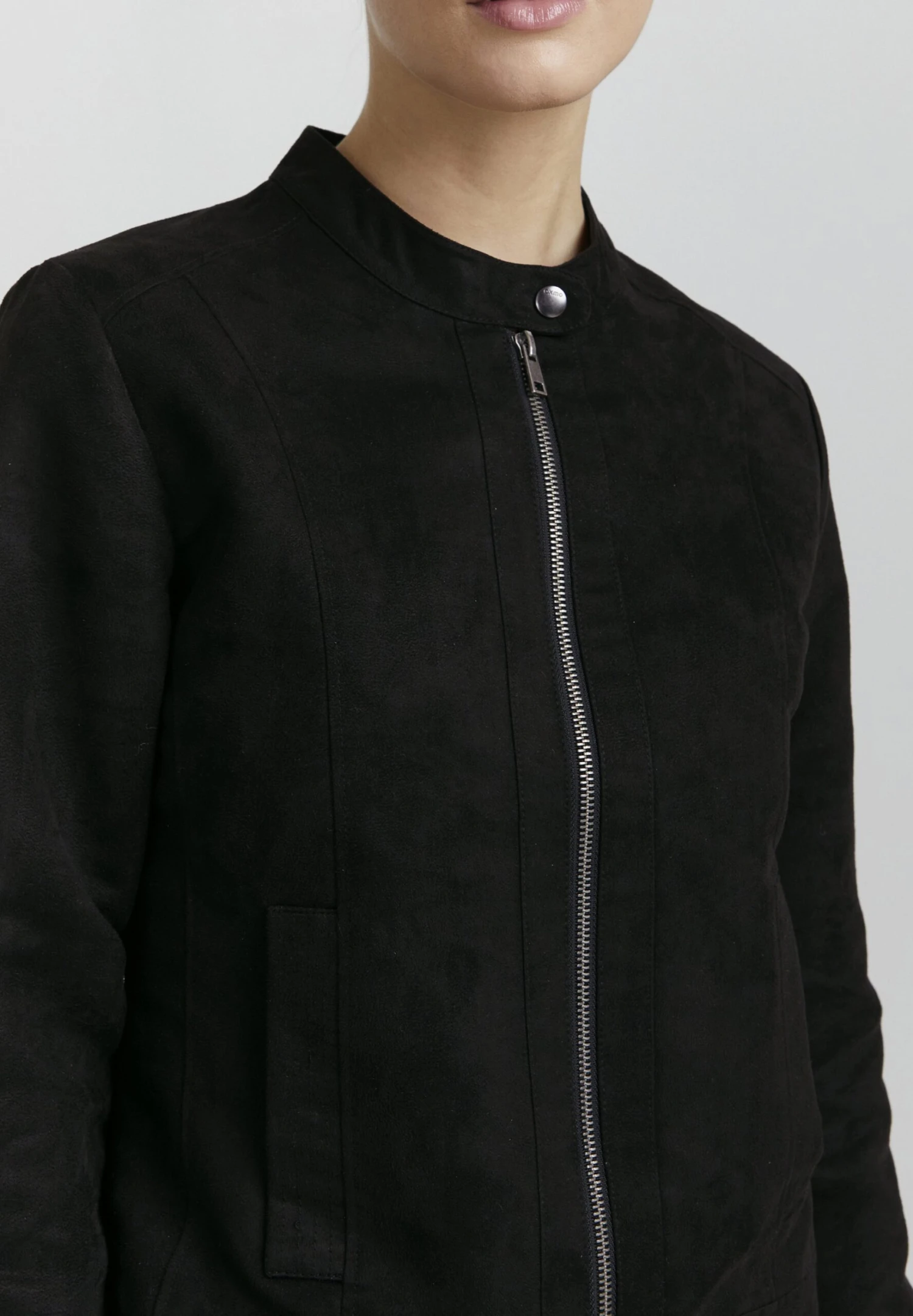 OXMO Peggy - Giacca In Similpelle - Black 4 OXMO Peggy - Giacca In Similpelle - Black - immagine 4