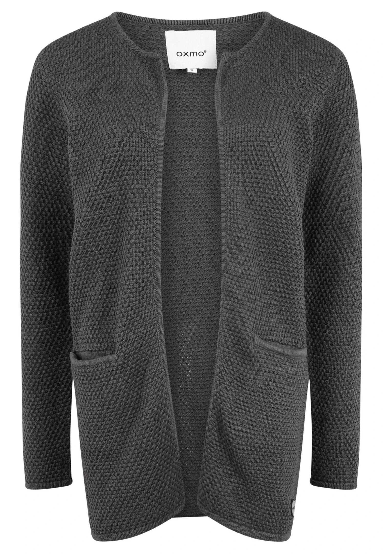 OXMO OxhildaCardiganPewter Donna Maglieria 1OX21I014-C11 6 OXMO OxhildaCardiganPewter Donna Maglieria 1OX21I014-C11 - immagine 6