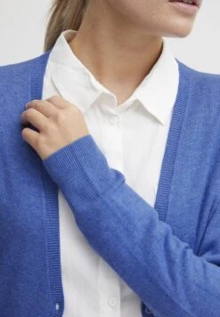 OXMO OxheleneCardiganStrong Blue Melange Donna Maglieria 1OX21I02X-K11 -Zalando outlet 39a6c17b1add4bc299be5642a13a9100