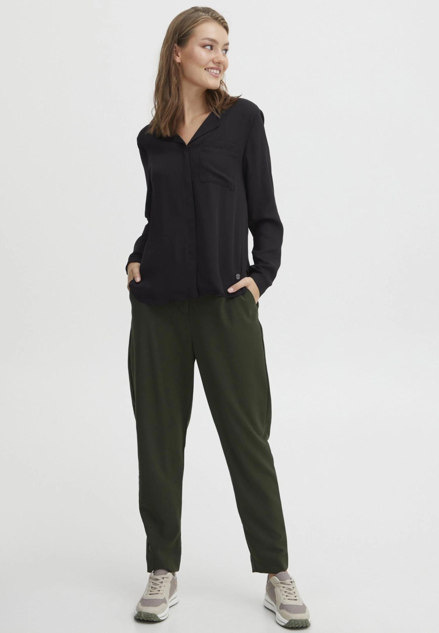 OXMO Oxhally - Camicetta - Black 2 OXMO Oxhally - Camicetta - Black - immagine 2