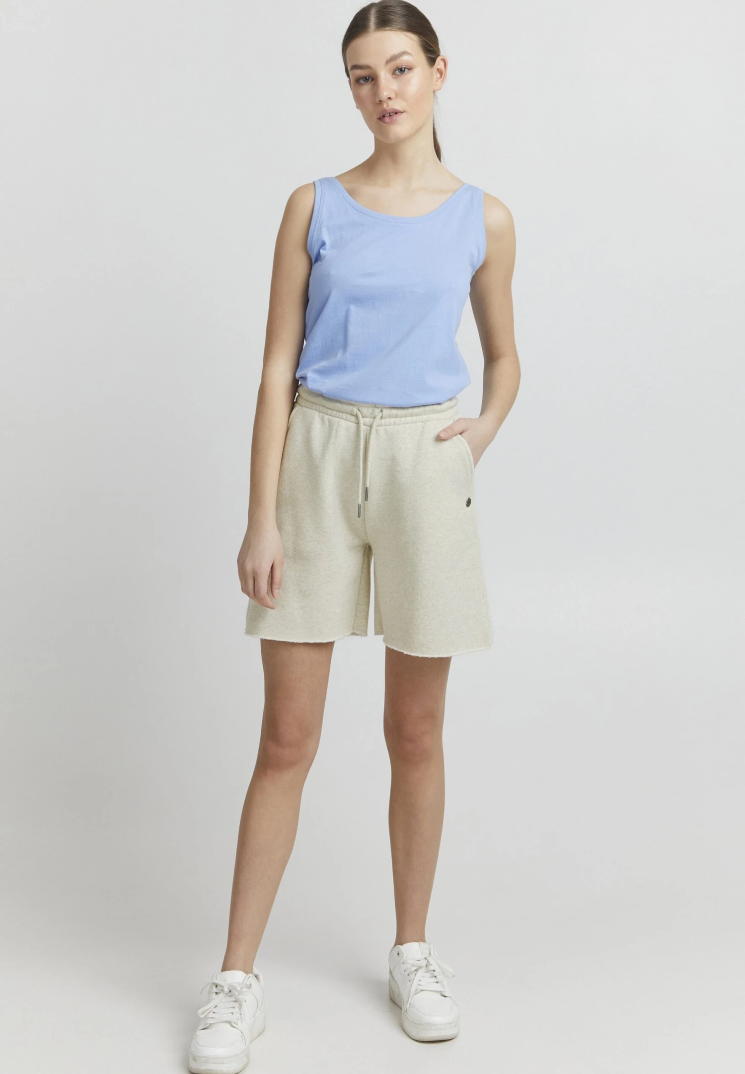 OXMO Hope - Shorts - Oatmeal Melange 2 OXMO Hope - Shorts - Oatmeal Melange - immagine 2