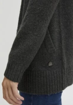 OXMO OxsallyCardiganBlackened Pearl Melange Donna Maglieria 1OX21I02T-Q11 -Zalando outlet 42f1cb7ea5994e8085f13036bda99c99