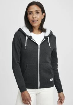 OXMO OxbinjaFelpa Con ZipDark Grey Melange Donna Felpe 1OX21J00P-C12