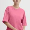 OXMO Oxsafina - T-Shirt Basic - Azalea Pink