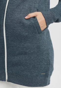 OXMO OxolindaFelpa Con ZipIns Blue M Donna Felpe 1OX21I00M-K11 -Zalando outlet 496bd040c303403d9f1c8fe0ecf15885