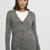 OXMO OxphilemonaCardiganDark Grey Donna Maglieria 1OX21I00O-C11