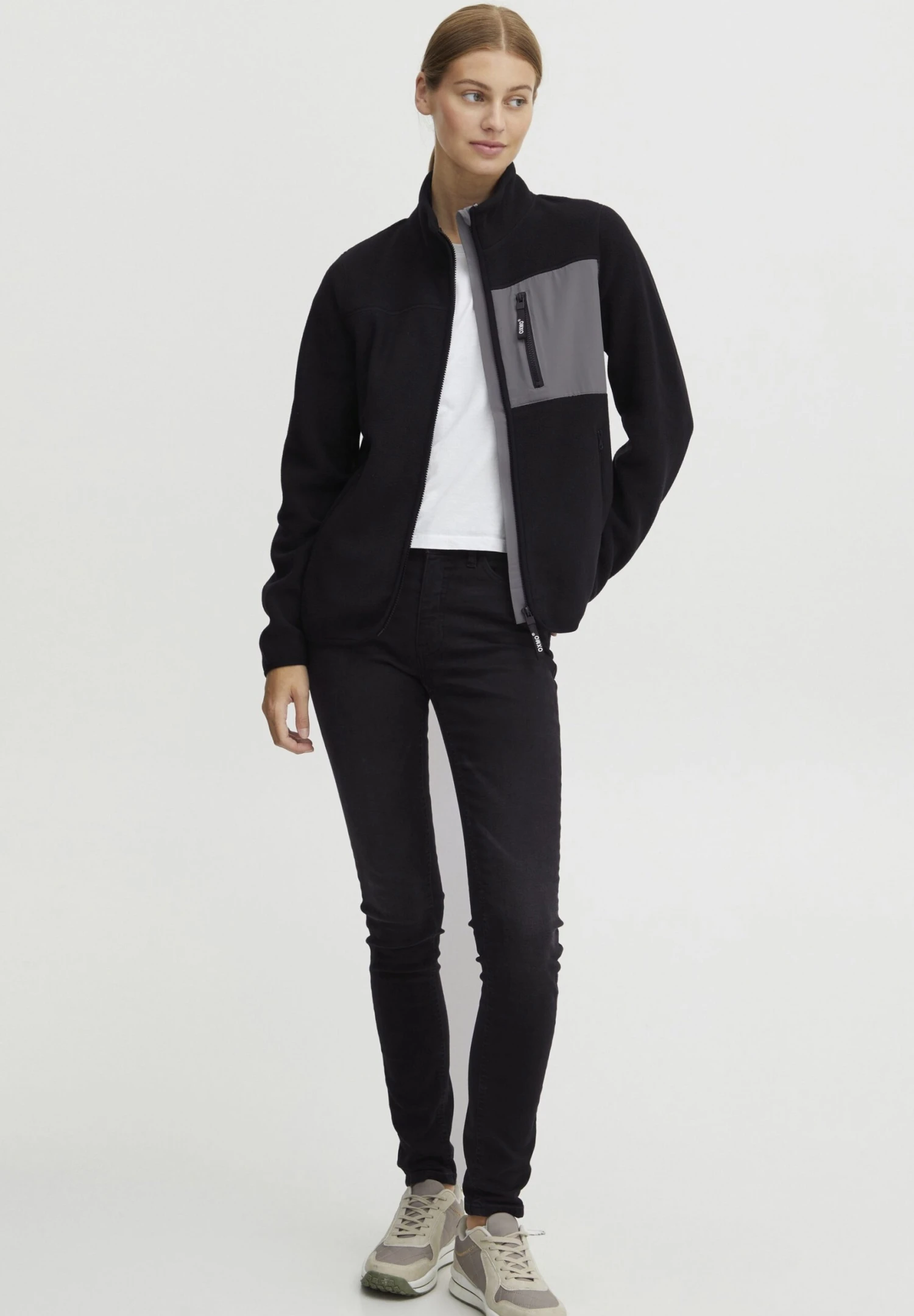 OXMO OxnymfeGiacca In PileBlack Donna Felpe 1OX21G01C-Q11 2 OXMO OxnymfeGiacca In PileBlack Donna Felpe 1OX21G01C-Q11 - immagine 2