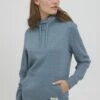 OXMO OxowenaFelpa Con CappuccioGoblin Blue Melange Donna Felpe 1OX21J00L-K13