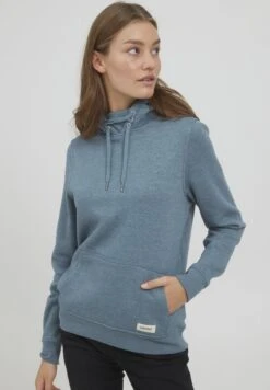 OXMO OxowenaFelpa Con CappuccioGoblin Blue Melange Donna Felpe 1OX21J00L-K13