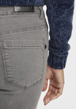 OXMO Oxirabelle - Jeans Slim Fit - Grey Denim -Zalando outlet 4f1309ff38a84a71a12f0aae25ebbb4e