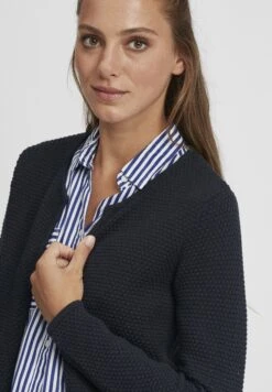 OXMO Oxhilda - Cardigan - Total Eclipse -Zalando outlet 4f6f07464b914fc1874e874d4742ef90