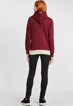 OXMO Oxaggi - Felpa Con Zip - Wine Red -Zalando outlet 515c70bca9db47f194d466c9c35fe8f1