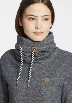 OXMO OxceciliaFelpa Con CappuccioInsignia Blue Donna Felpe 1OX21I01I-K11 -Zalando outlet 519a8f8bee7f4592a3d8ac8d4d45b407